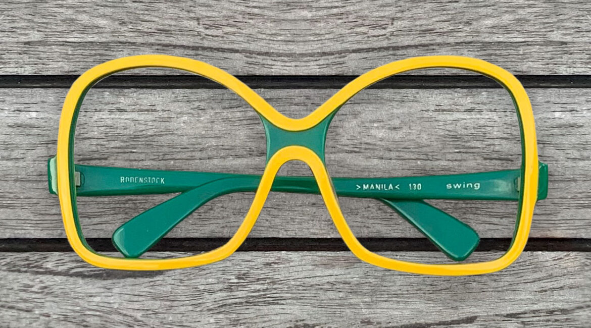 Lunettes Vintage Rodenstock FlexBügel - Marron Argent Ovale - Neuf Sans étiquette
